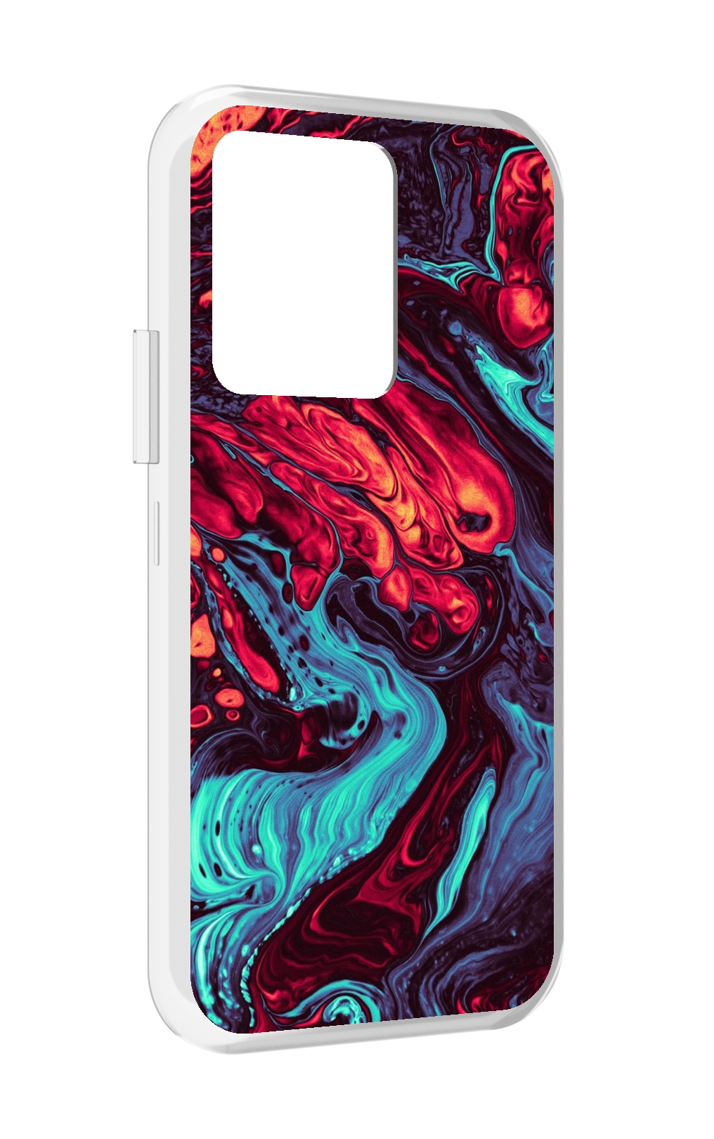 

Чехол MyPads разбавленная краска для Vivo iQOO 10, Прозрачный, Tocco
