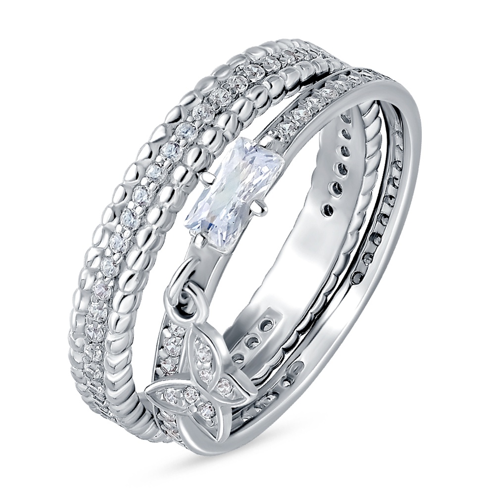 

Кольцо из серебра р.  585Gold 701012904, фианит, 701012904