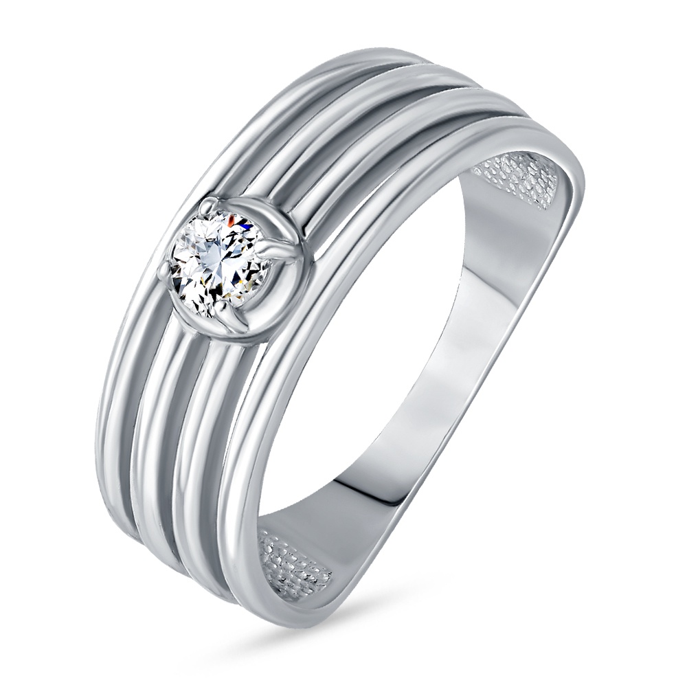 

Кольцо из серебра, р. , 585Gold 701013074, фианит, 701013074