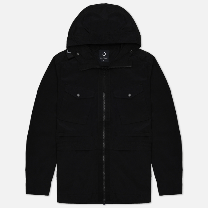 

Мужская демисезонная куртка MA.Strum Hooded чёрный, Размер M, Hooded