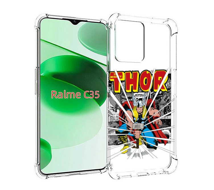 

Чехол MyPads тор рисунок для Realme C35 / Narzo 50A Prime, Прозрачный, Tocco