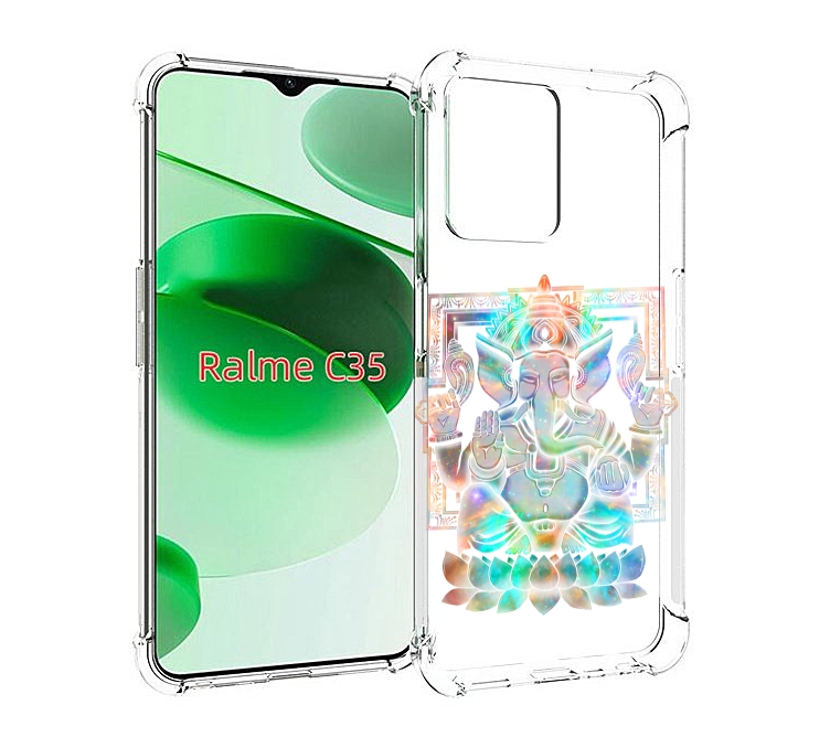 

Чехол MyPads умный слон для Realme C35 / Narzo 50A Prime, Прозрачный, Tocco
