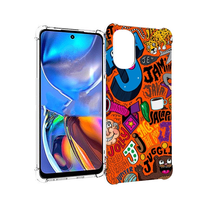 

Чехол MyPads funky-decor для Motorola Moto E32, Прозрачный, Tocco