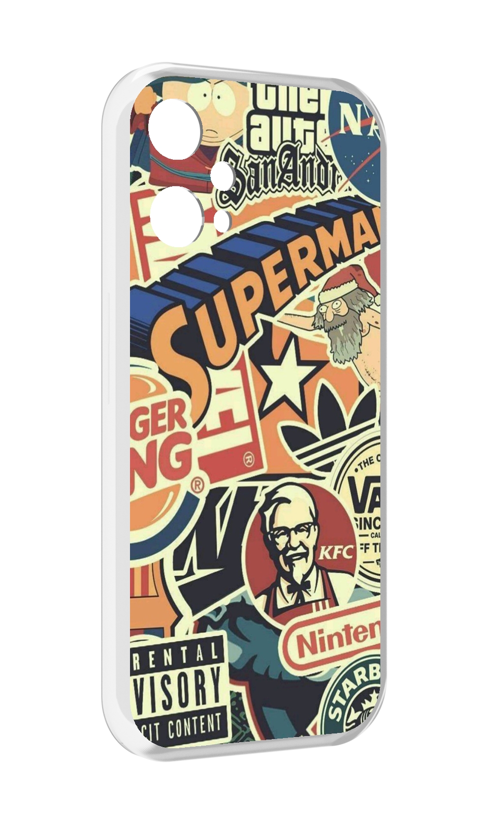 

Чехол MyPads Лейблы-на-постере для OnePlus Nord CE 2 Lite 5G, Прозрачный, Tocco