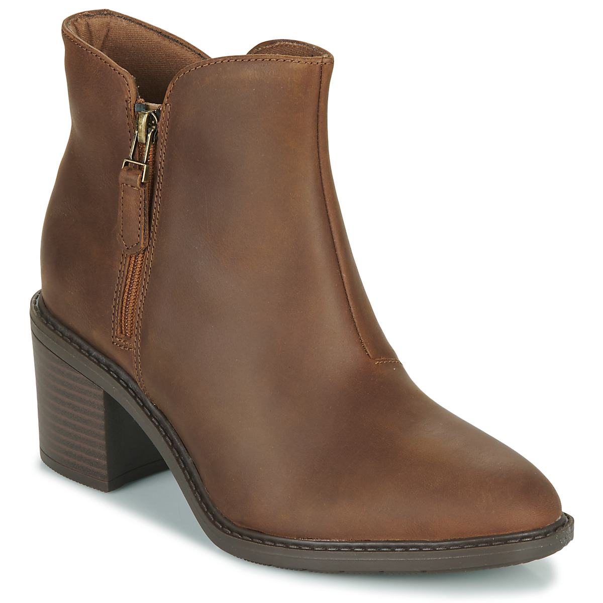 

Ботильоны женские Clarks 22590586 бежевые 39.5 EU, Бежевый, 22590586