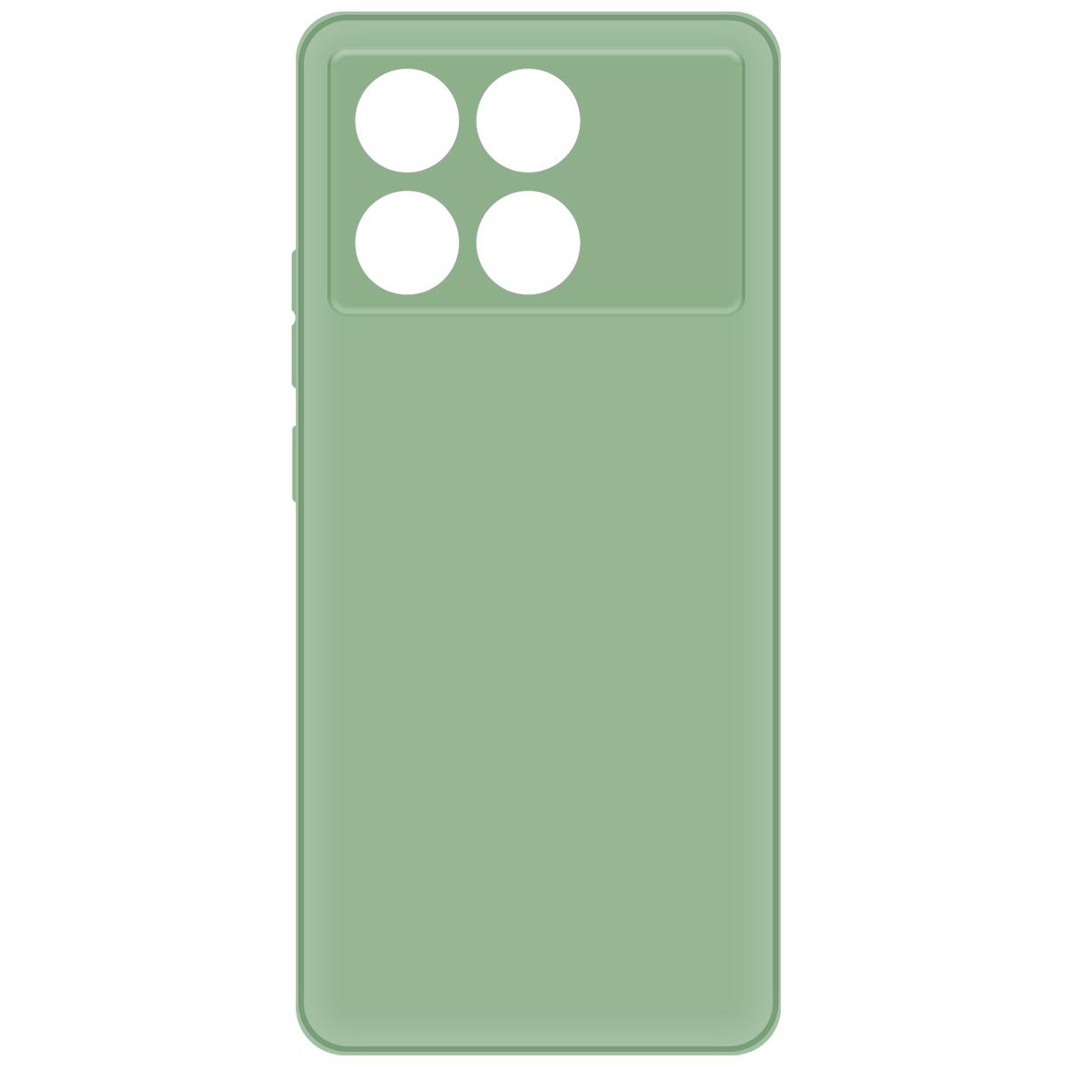 

Чехол-накладка Krutoff Silicone Case для Xiaomi Poco X6 Pro зелёный, Зеленый