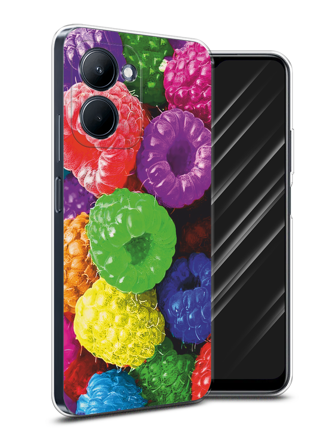 

Чехол Awog на Realme C33 "Разноцветная малина", Разноцветный, 2511350-1
