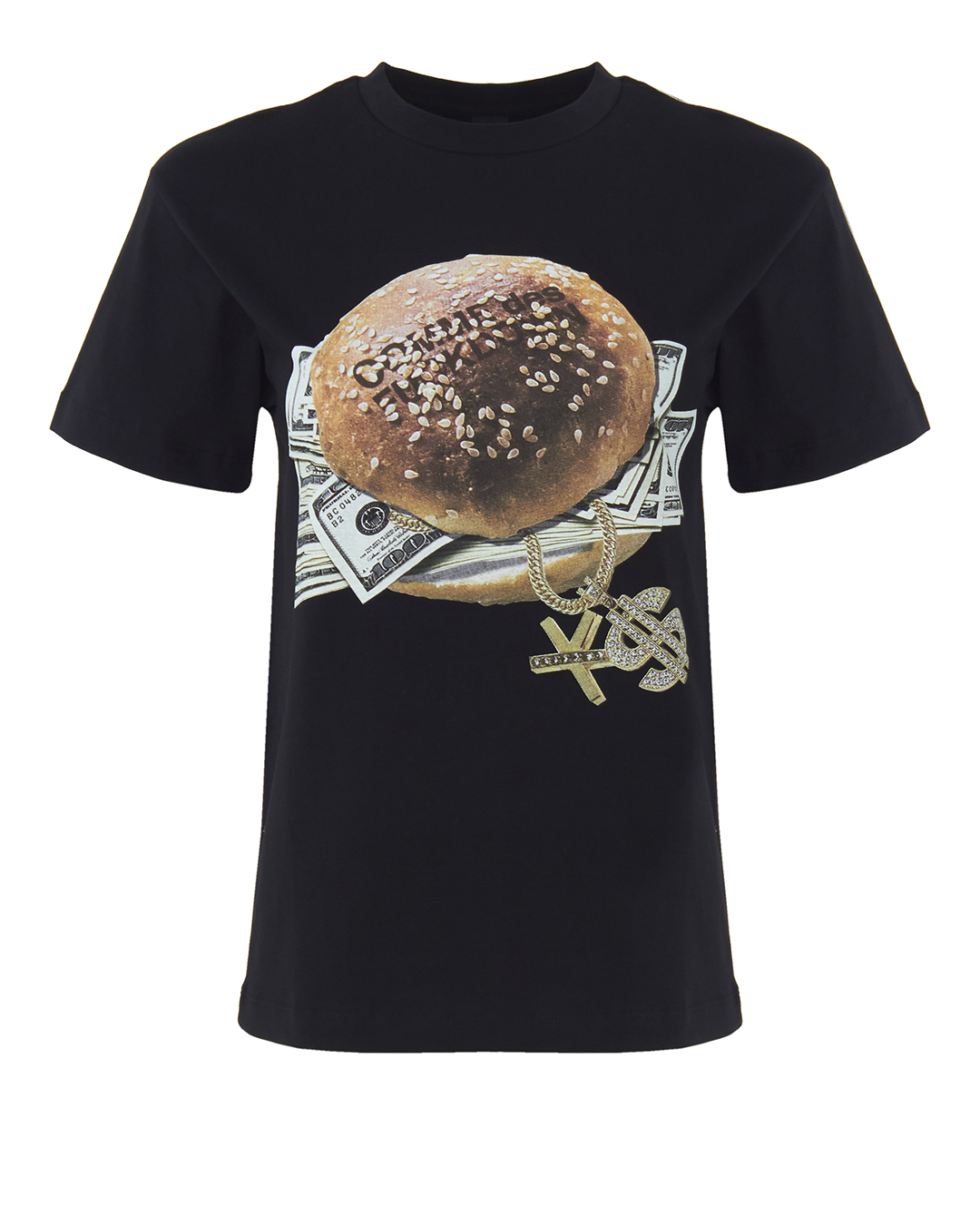 

Футболка COMME des FUCKDOWN CDFD2066 xs черный+принт, CDFD2066