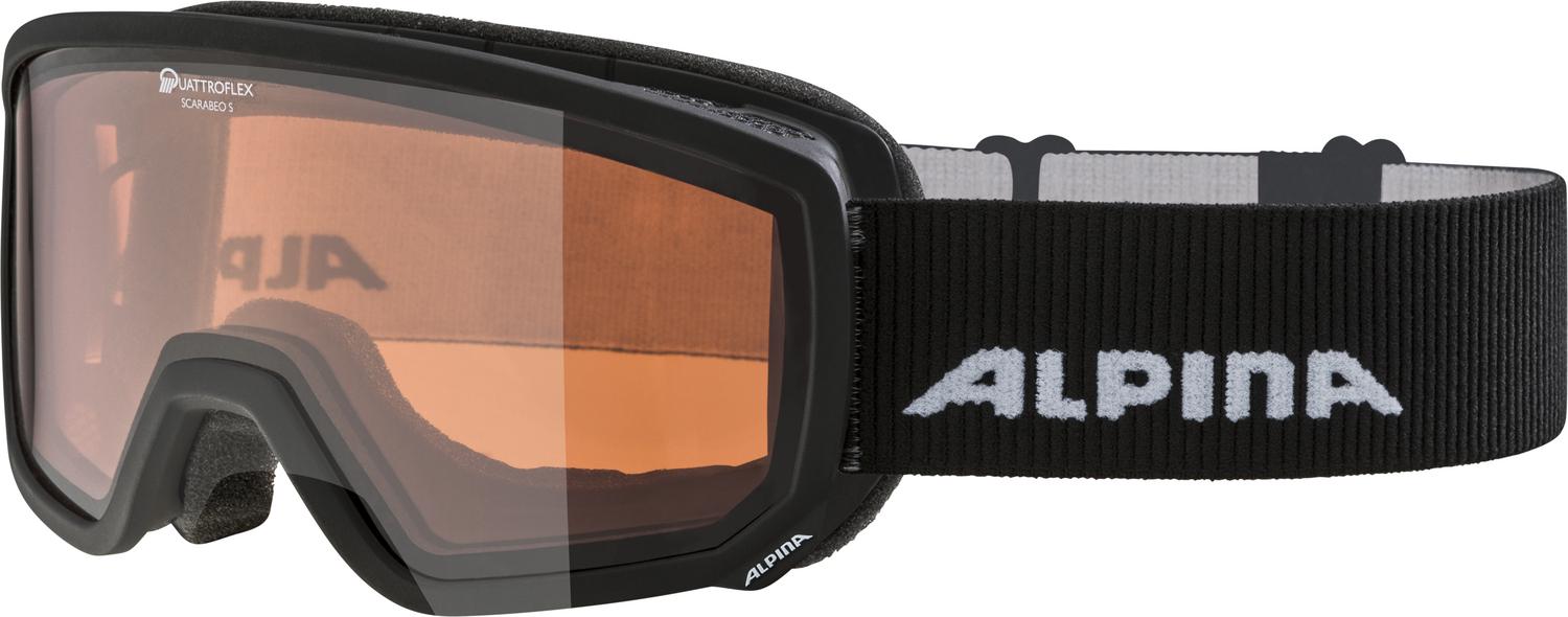 

Очки Горнолыжные Alpina Scarabeo S Q Black Matt, Scarabeo S Q