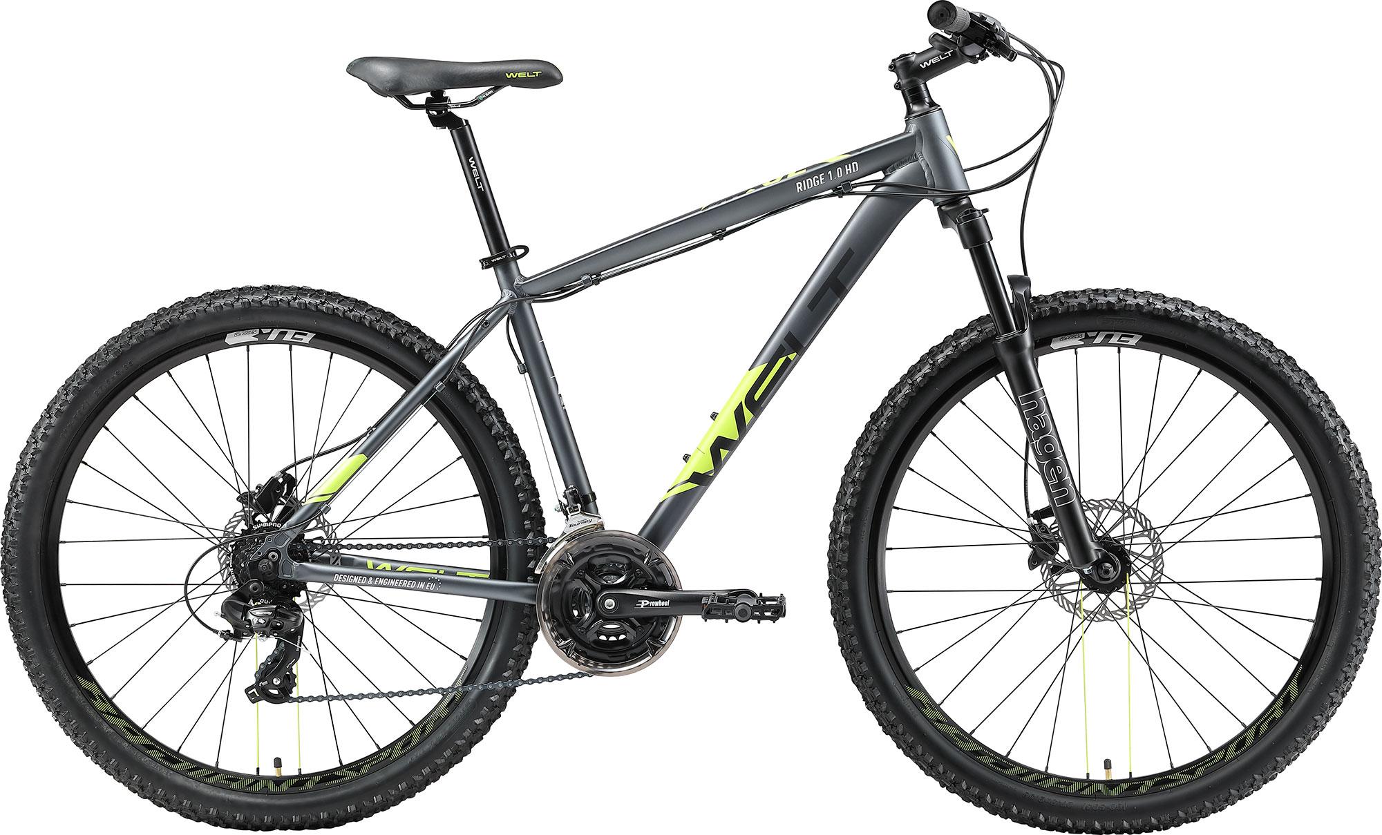

Велосипед Welt Ridge 1.0 Hd 27 2021 L dark grey, Ridge 1.0 Hd 27