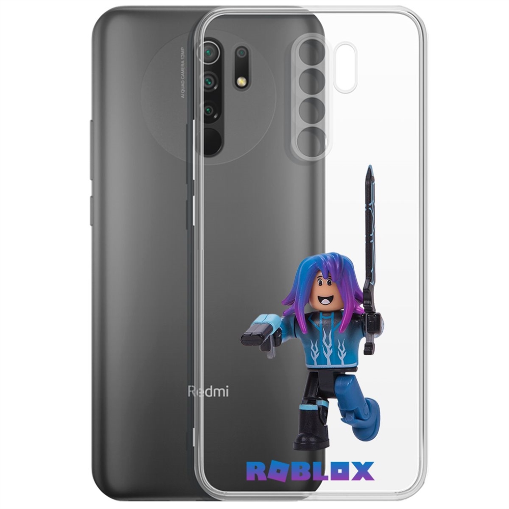 Чехол-накладка Roblox-Паркурщик для Xiaomi Redmi 9