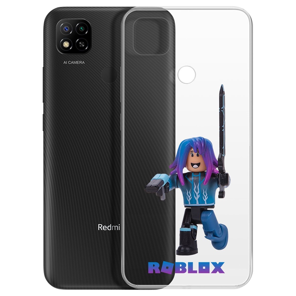 

Чехол-накладка Roblox-Паркурщик для Xiaomi Redmi 9C, Прозрачный