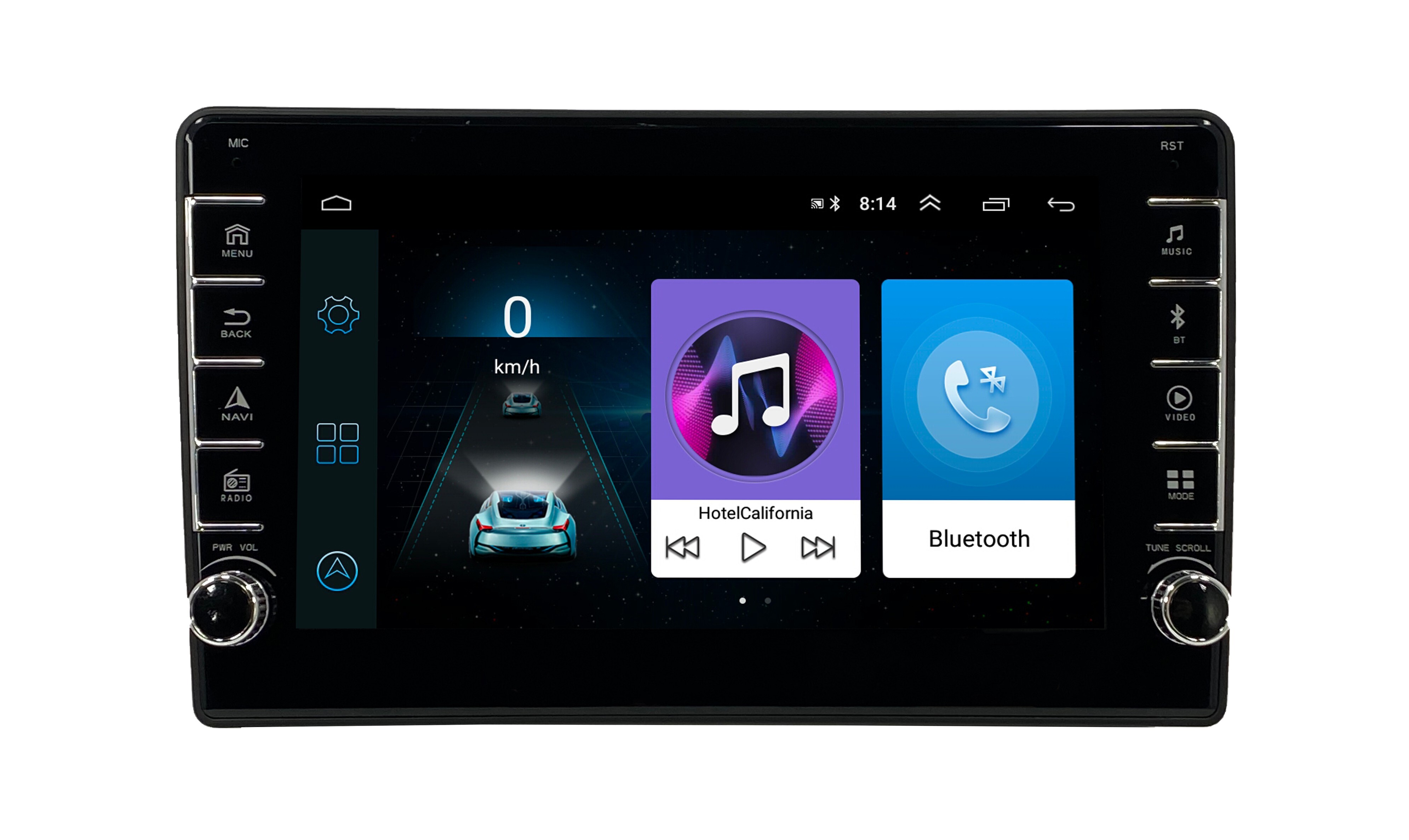 Автомагнитола ANDROID Renault Duster, Android 12, 2/16GB, с крутилками / Мультируль / ШГУ