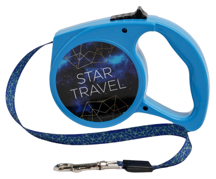 

Рулетка для собак Пушистое счастье Star travel синяя 3 м до 12 кг