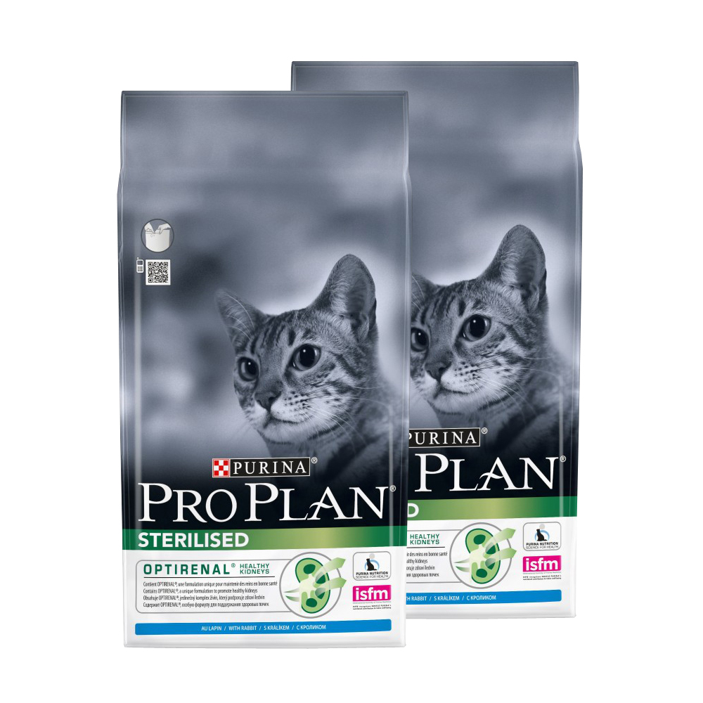 фото Сухой корм для кошек pro plan sterilised , кролик, 2шт, 3кг