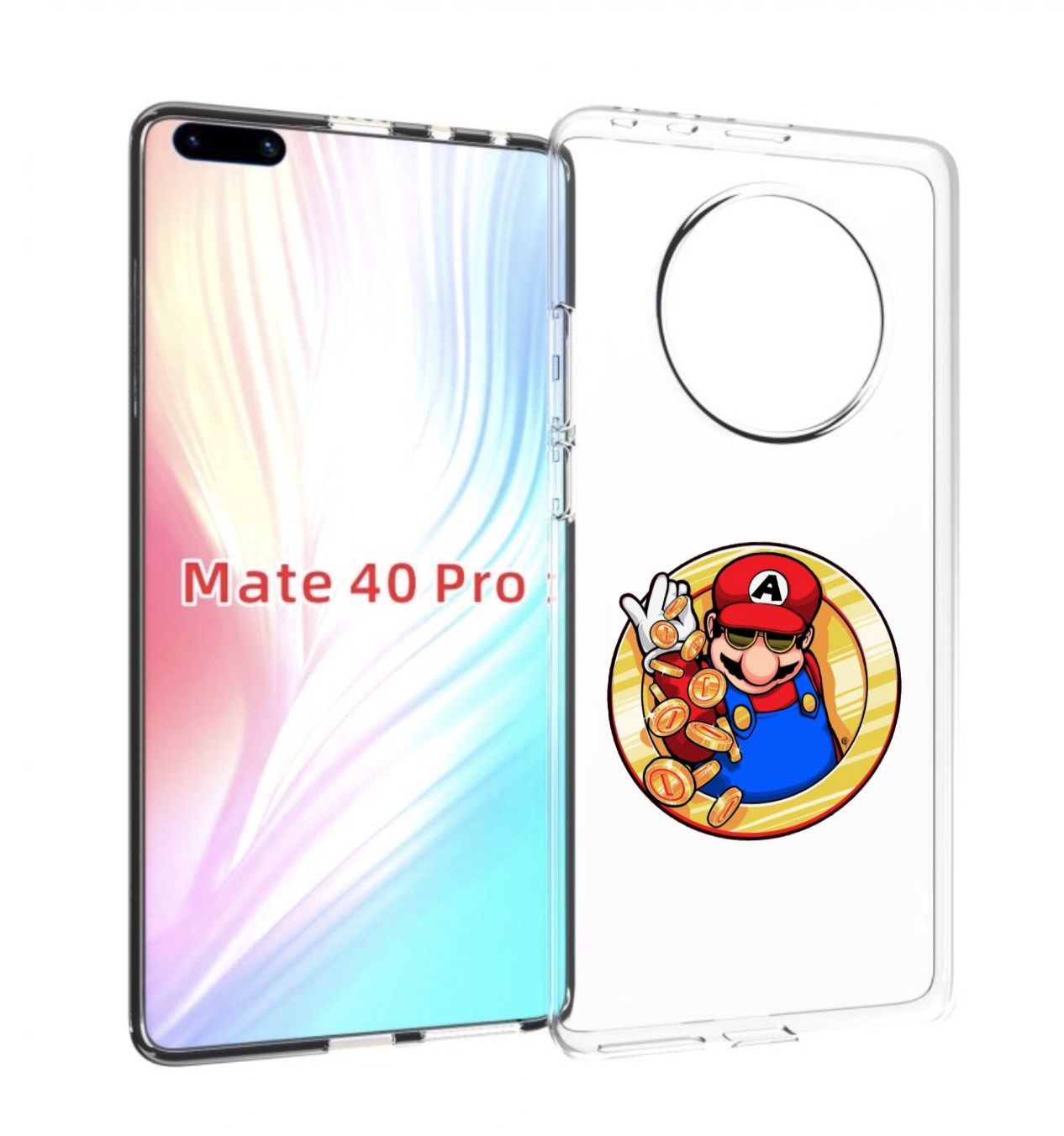

Чехол MyPads богатый марио для Huawei Mate 40 Pro (NOH-NX9), Прозрачный, Tocco