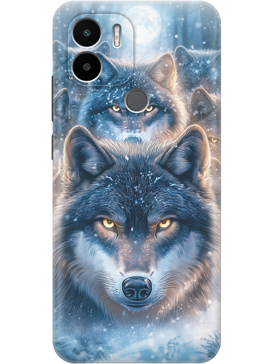 

Силиконовый чехол на Xiaomi Redmi A1+ / A2+ / Poco C50 / C51 с принтом "Стая волков", Прозрачный;голубой;синий;черный, 762092113