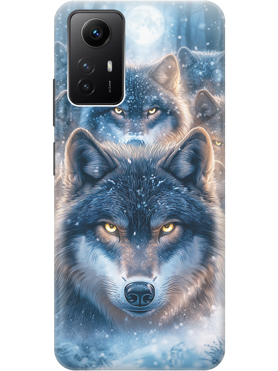 

Силиконовый чехол на Xiaomi Redmi Note 12s с принтом "Стая волков", Прозрачный;голубой;синий;черный, 778676913