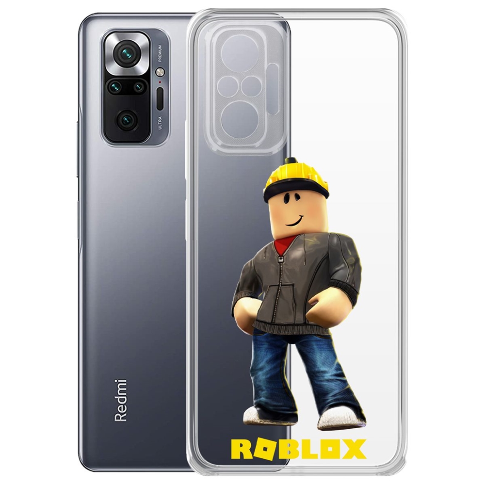 Чехол-накладка Roblox-Строитель для Xiaomi Redmi Note 10 Pro