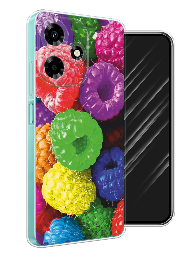 

Чехол Awog на Infinix Hot 30 "Разноцветная малина", Разноцветный, 3104050-1