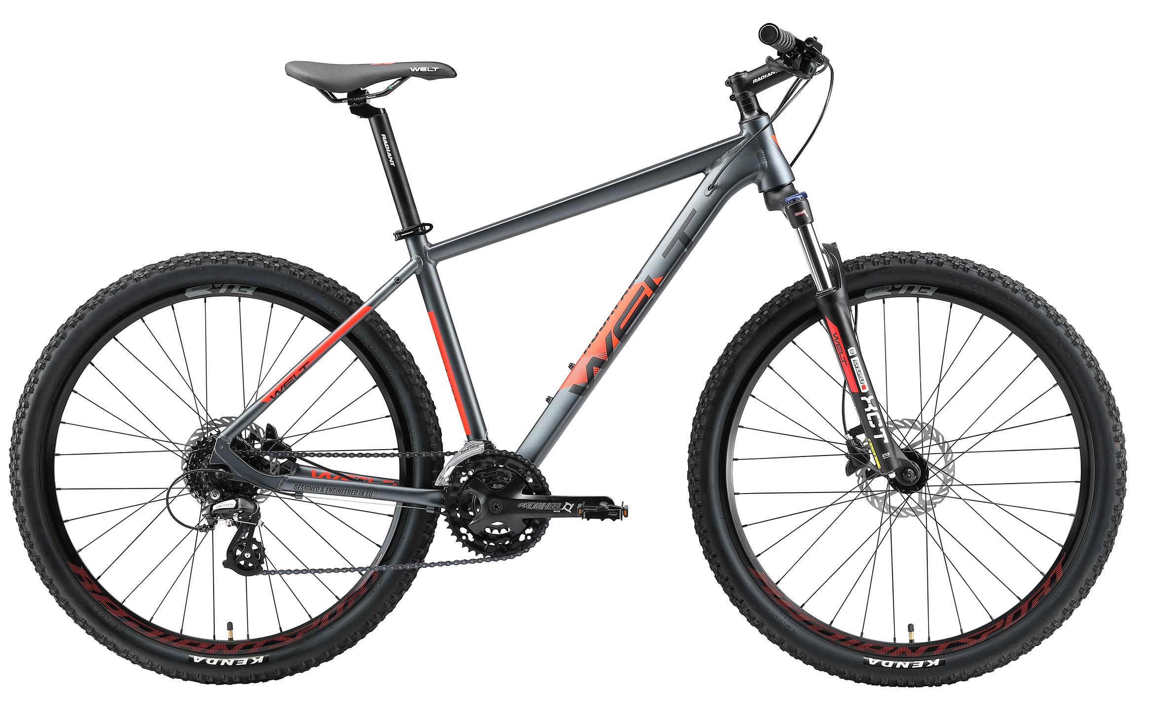 

Велосипед Welt Rockfall 2.0 Sst 27 2021 L matt grey/red, Rockfall 2.0 Sst 27