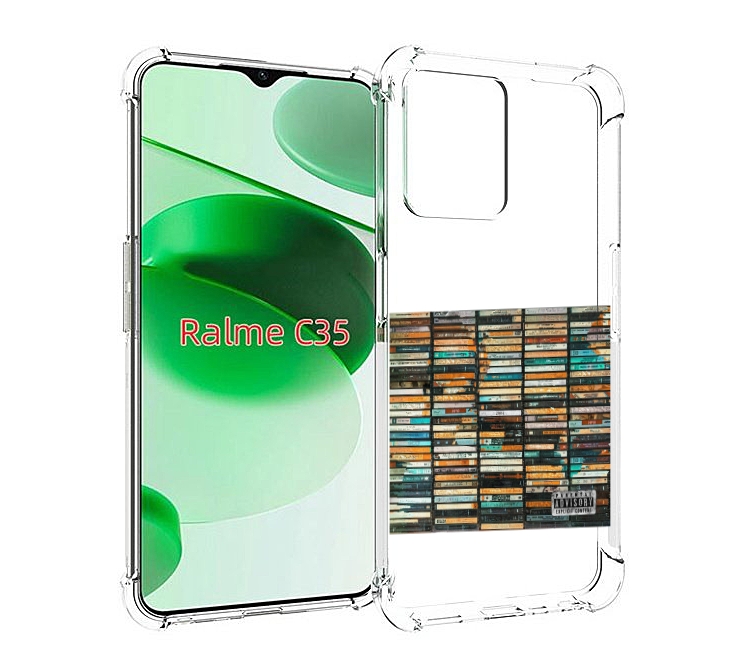 

Чехол MyPads 2004 Скриптонит для Realme C35 / Narzo 50A Prime, Прозрачный, Tocco