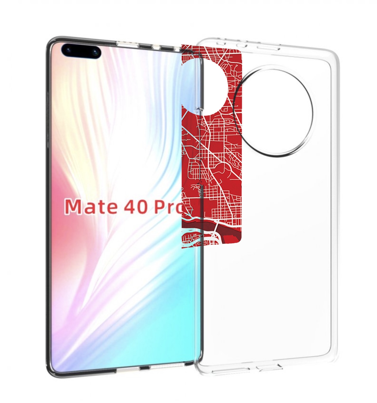 

Чехол MyPads векторная-карта для Huawei Mate 40 Pro (NOH-NX9), Прозрачный, Tocco
