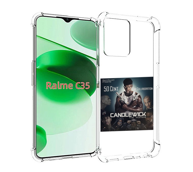 

Чехол MyPads 50 Cent - CandleWick для Realme C35 / Narzo 50A Prime, Прозрачный, Tocco
