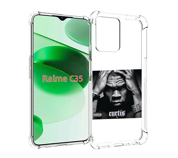 

Чехол MyPads 50 Cent - Curtis для Realme C35 / Narzo 50A Prime, Прозрачный, Tocco