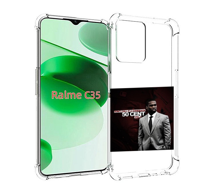 

Чехол MyPads 50 Cent - Dont Call It A Comeback Vol для Realme C35 / Narzo 50A Prime, Прозрачный, Tocco