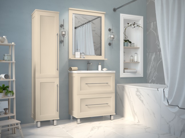 

Misty Мебель для ванной Misty Марта 60 напольная, бежевая