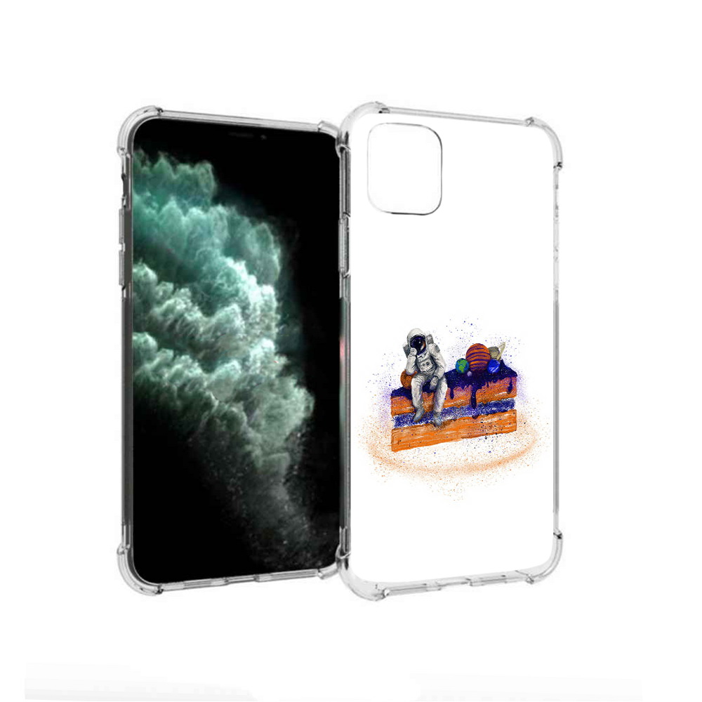 

Чехол MyPads Tocco для Apple iPhone 11 Pro Max торт с планетами (PT142698.615.648), Прозрачный, Tocco