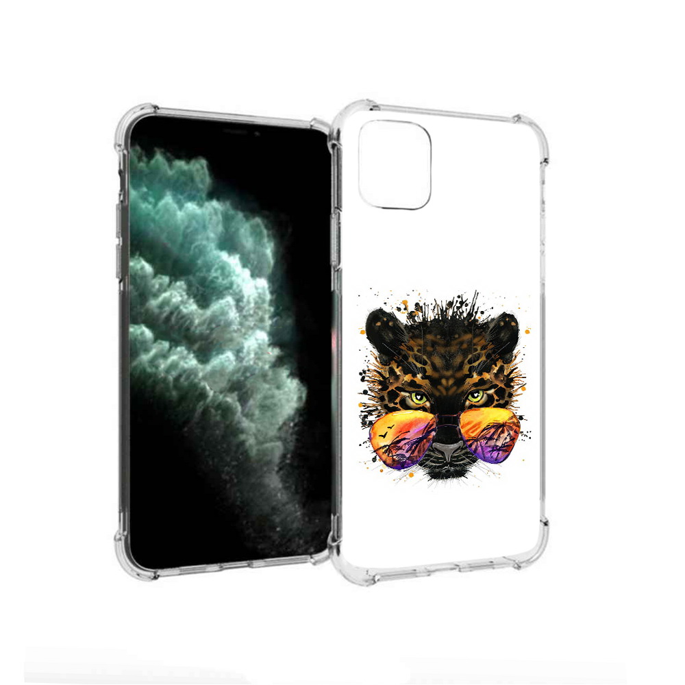 

Чехол MyPads Tocco для Apple iPhone 11 Pro Max тропический леопард (PT142698.615.649), Прозрачный, Tocco