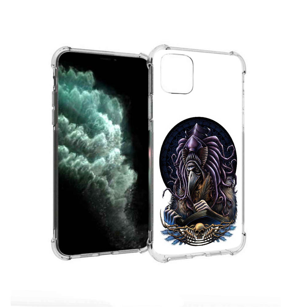 

Чехол MyPads Tocco для Apple iPhone 11 Pro Max умный ворон (PT142698.615.650), Прозрачный, Tocco