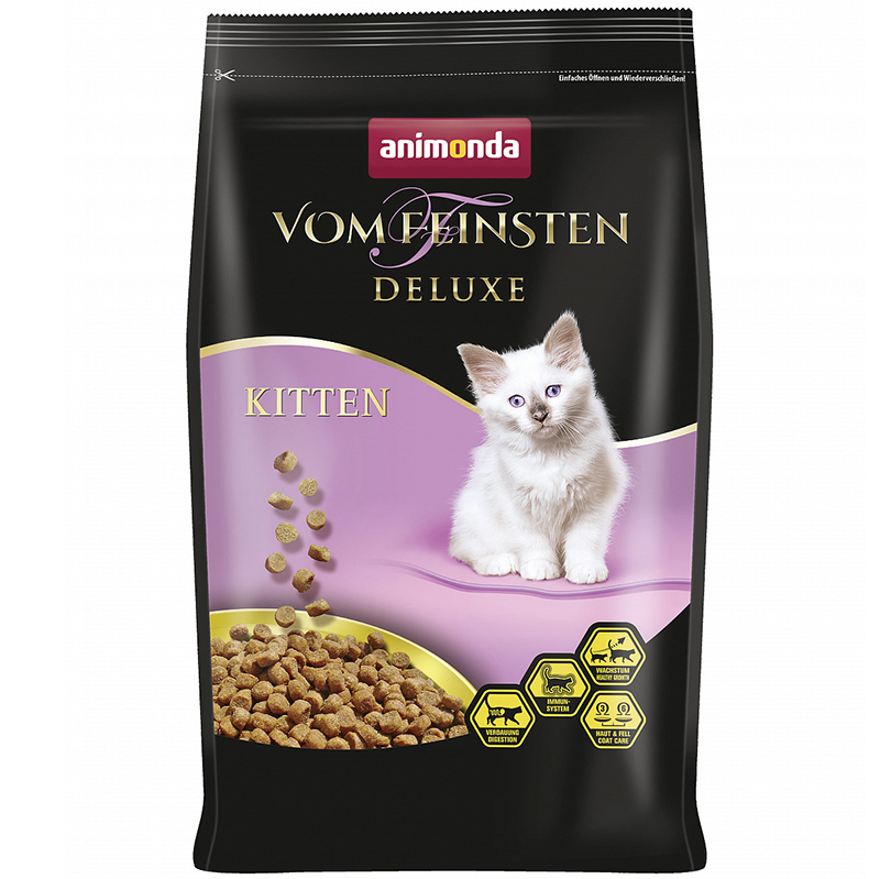 

Сухой корм для кошек Animonda Vom Feinsten Deluxe Kitten, домашняя птица, 1.75кг, Vom Feinsten Deluxe