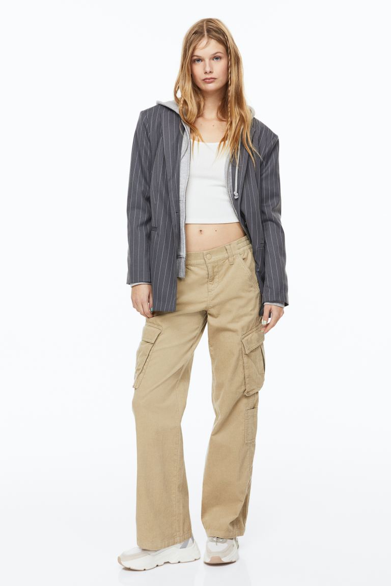 

Брюки женские H&M 1108705001 бежевые 36 (доставка из-за рубежа), Бежевый, 1108705001