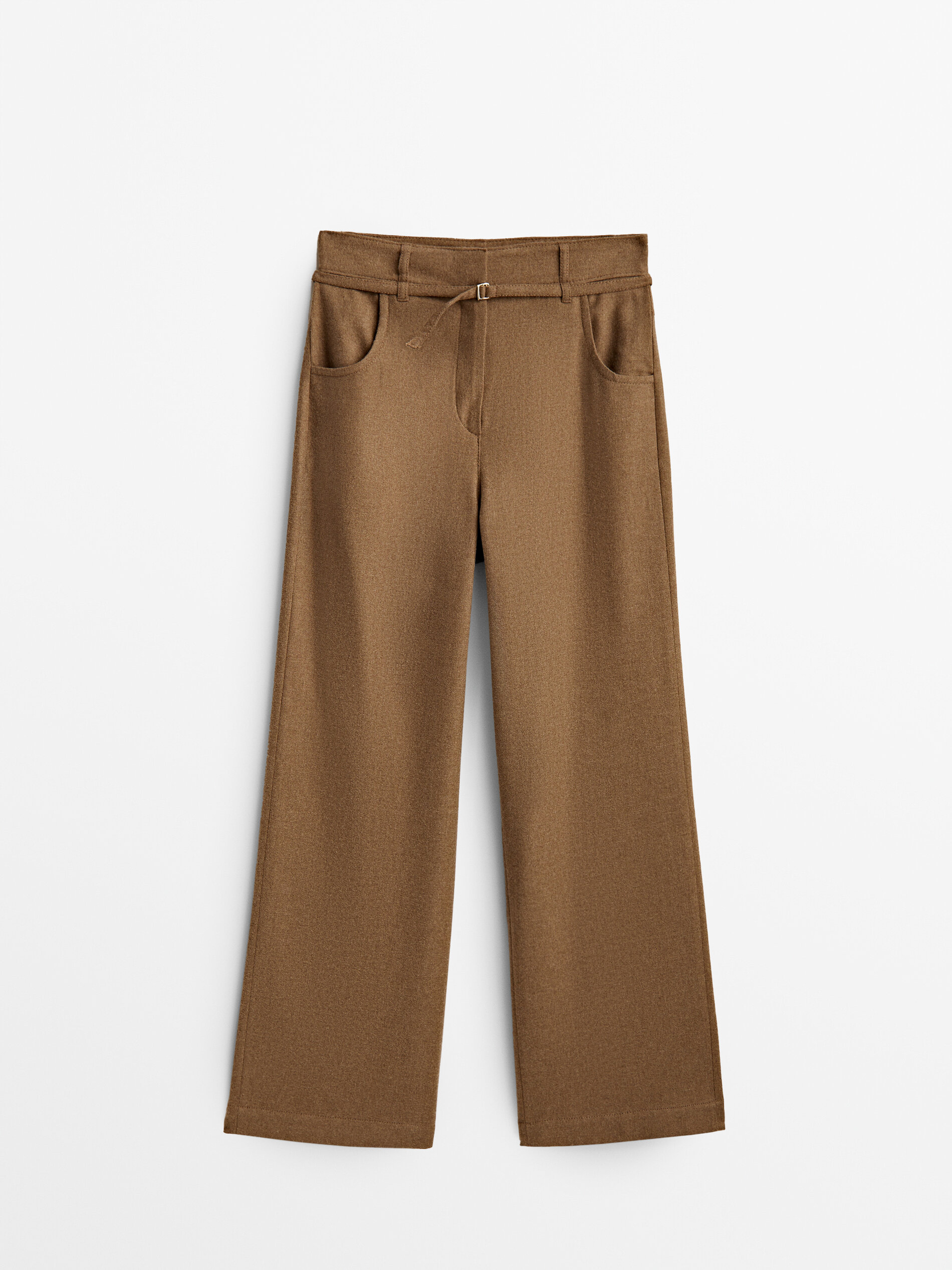 

Брюки женские Massimo Dutti 05011501707 коричневые 44, 05011501707