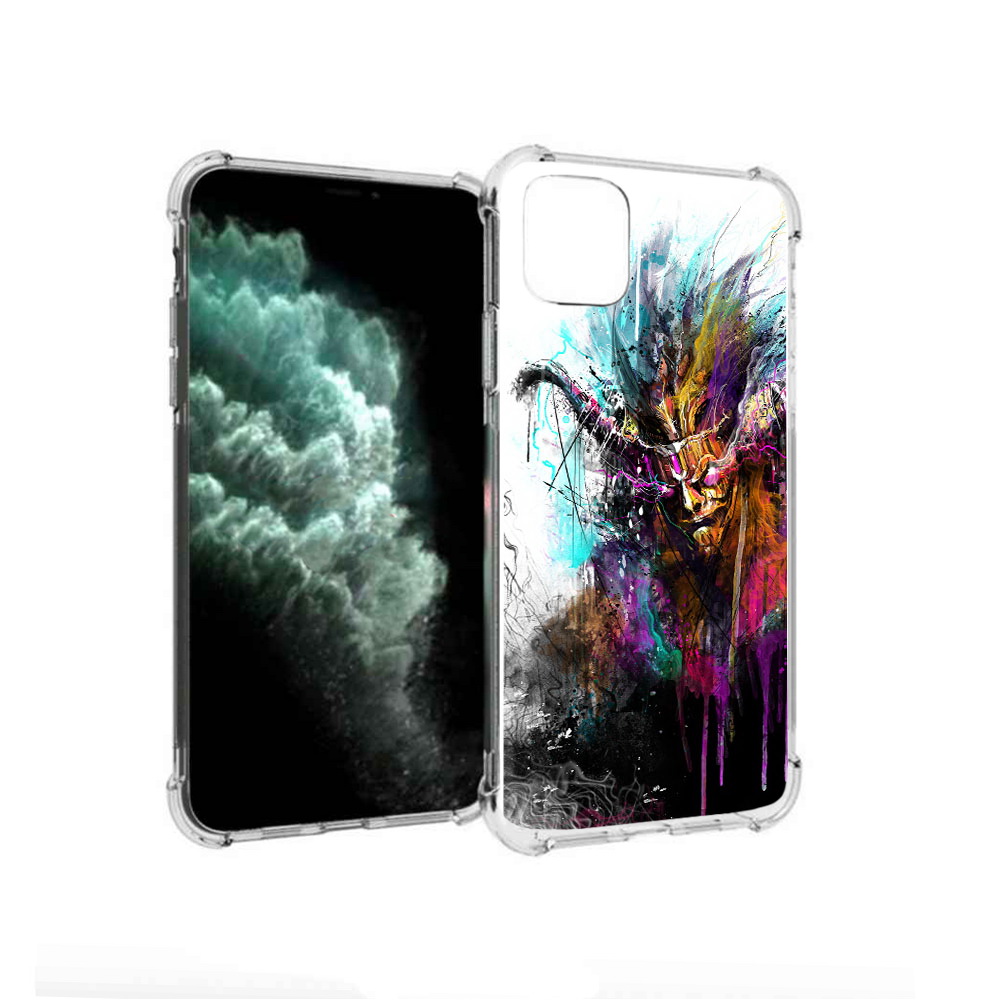 

Чехол MyPads Tocco для Apple iPhone 11 Pro Max яркий дьявол (PT142698.615.709), Прозрачный, Tocco