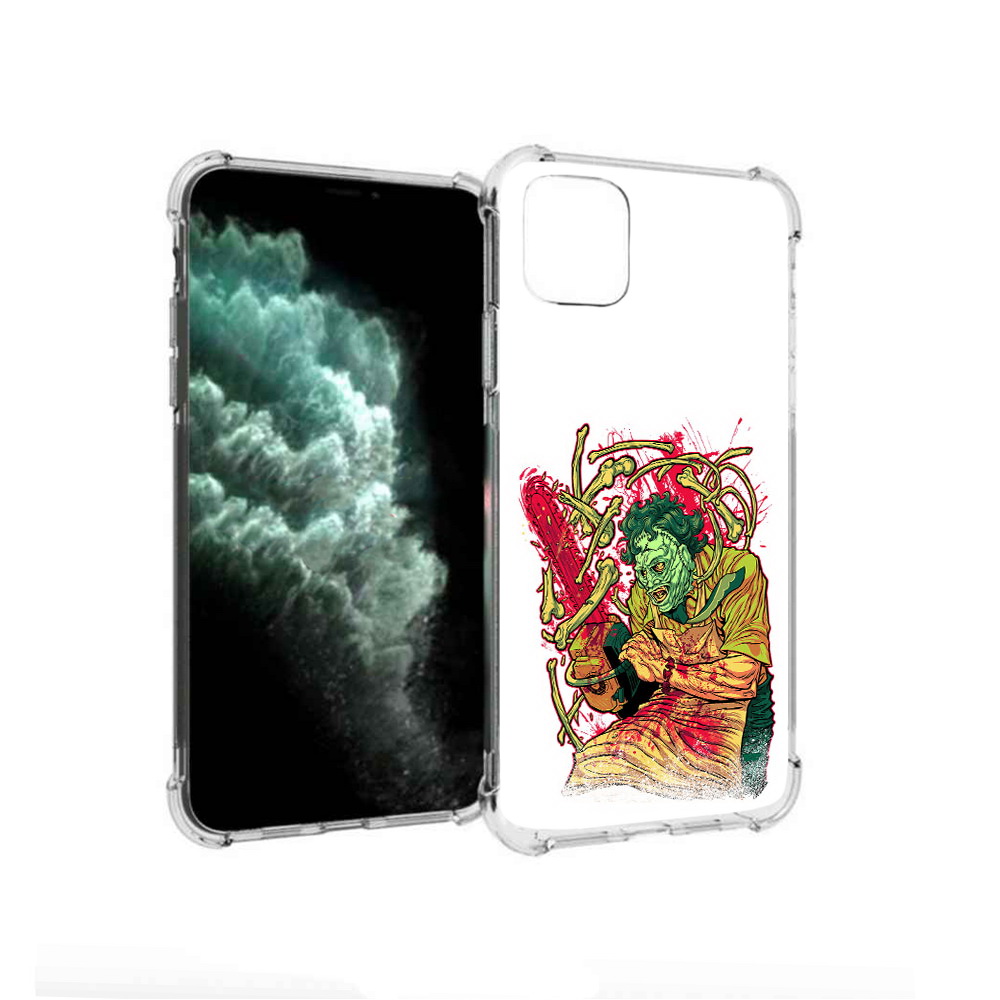 

Чехол MyPads Tocco для Apple iPhone 11 Pro Max яркий мясник (PT142698.615.711), Прозрачный, Tocco