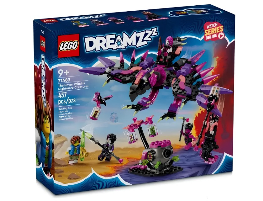 

Конструктор LEGO Dreamzzz Кошмарные существа ведьмы Никогда 457 дет, Dreamzzz