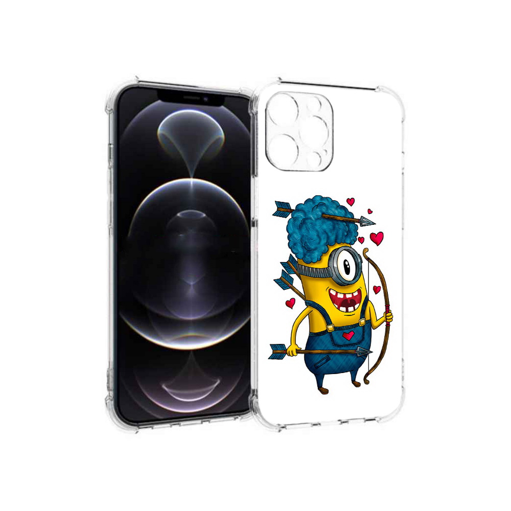 

Чехол MyPads Tocco для Apple iPhone 12 Pro Max Миньон купидон (PT157374.616.117), Прозрачный, Tocco