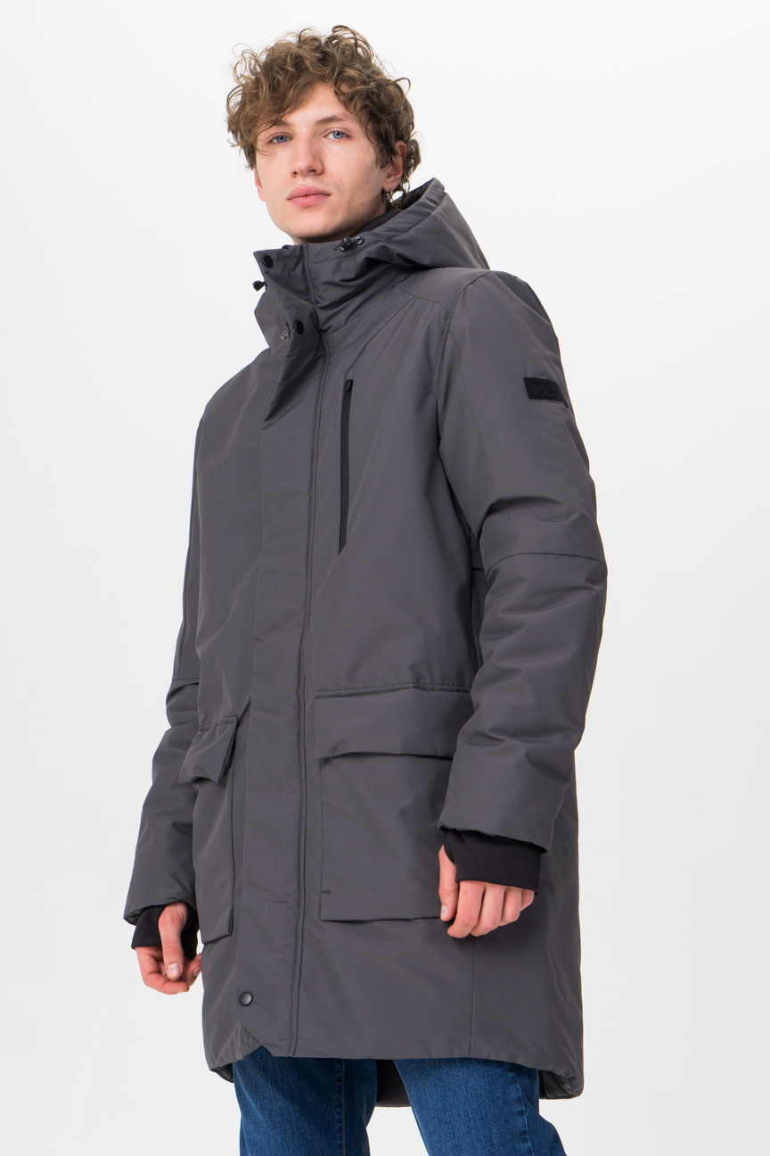 

Зимняя куртка мужская TOM TAILOR 1020254 серая 48, 1020254