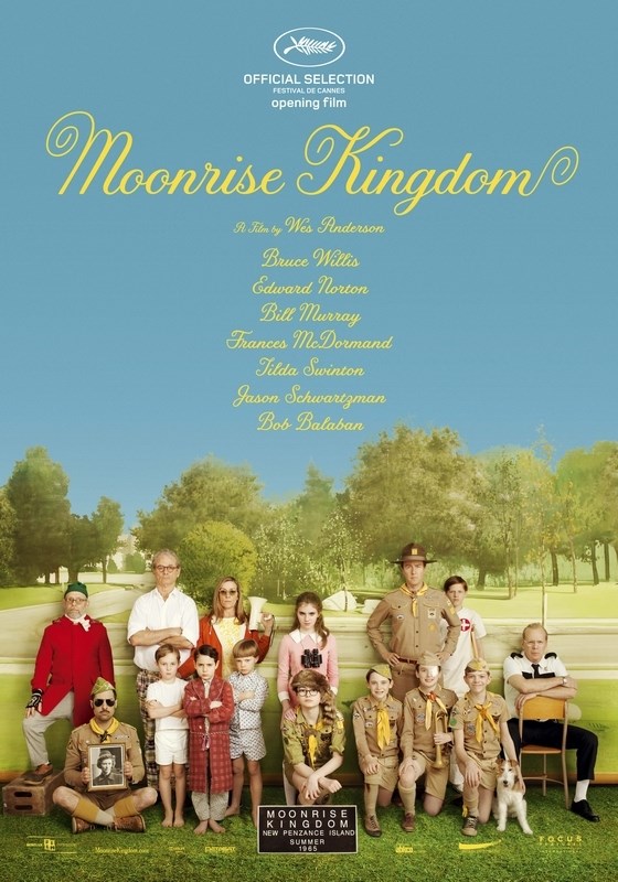 

Постер к фильму "Королевство полной луны" (Moonrise Kingdom) Оригинальный 68,6x99,1 см