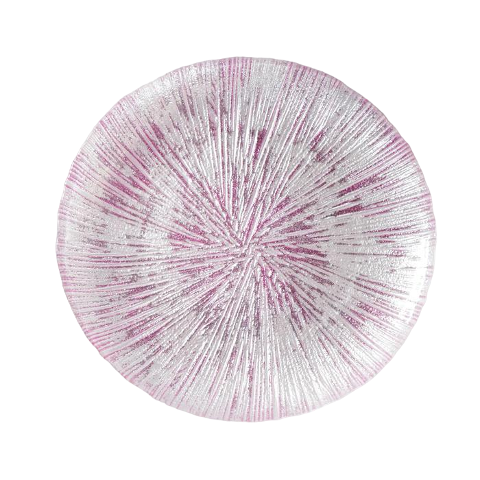 

Тарелка «Аместист», d=21 см, цвет розовый, Посуда из стекла "Аместист"