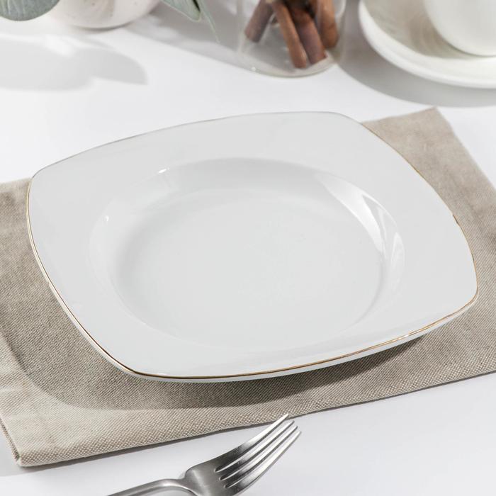 

Тарелка квадратная «Золото», 21,5×21,5 см, Turon Porcelain «Золото»