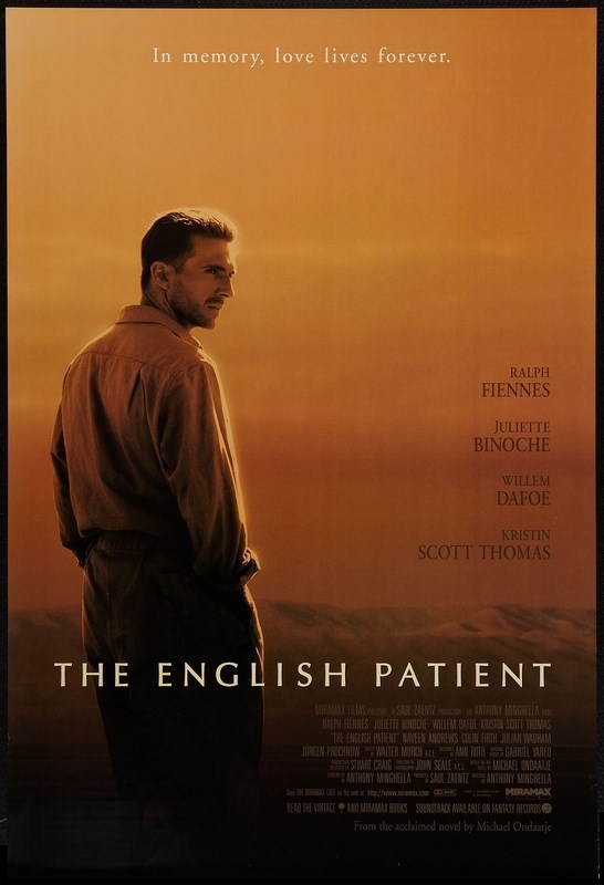 

Постер к фильму "Английский пациент" (The English Patient) 50x70 см