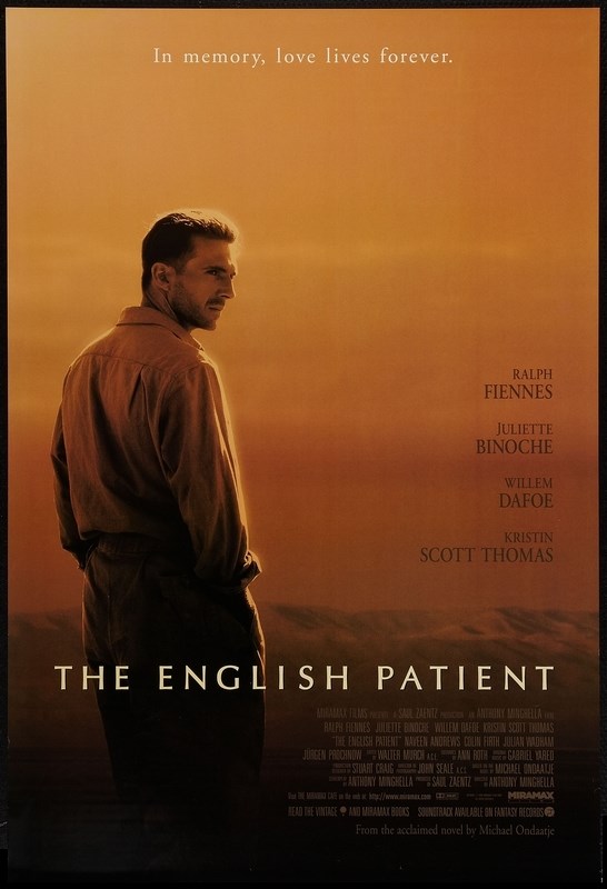 

Постер к фильму "Английский пациент" (The English Patient) A4