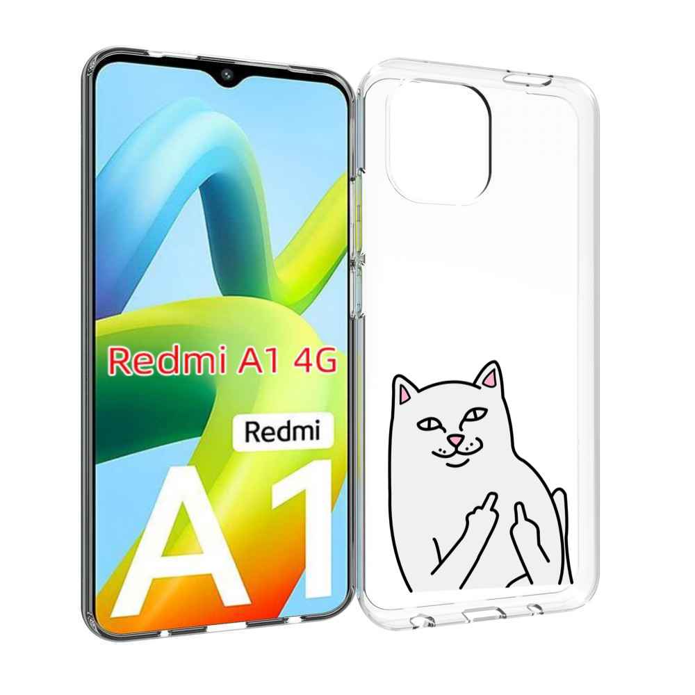 

Чехол MyPads котяра для Xiaomi Redmi A1, Прозрачный, Tocco