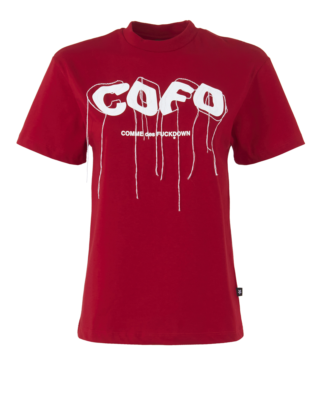 

Футболка COMME des FUCKDOWN CDFD1992 xs красный+принт, CDFD1992