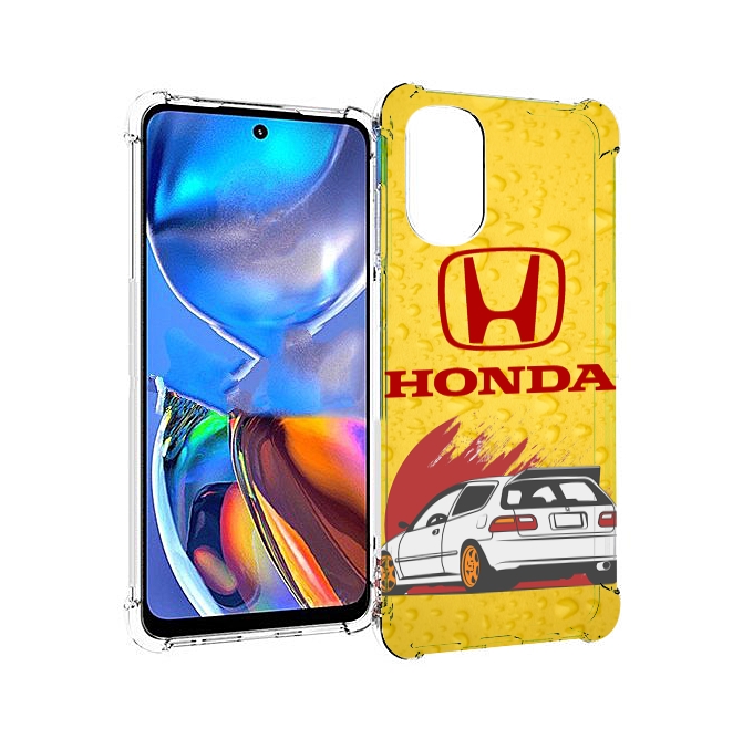 

Чехол MyPads honda-motor для Motorola Moto E32, Прозрачный, Tocco
